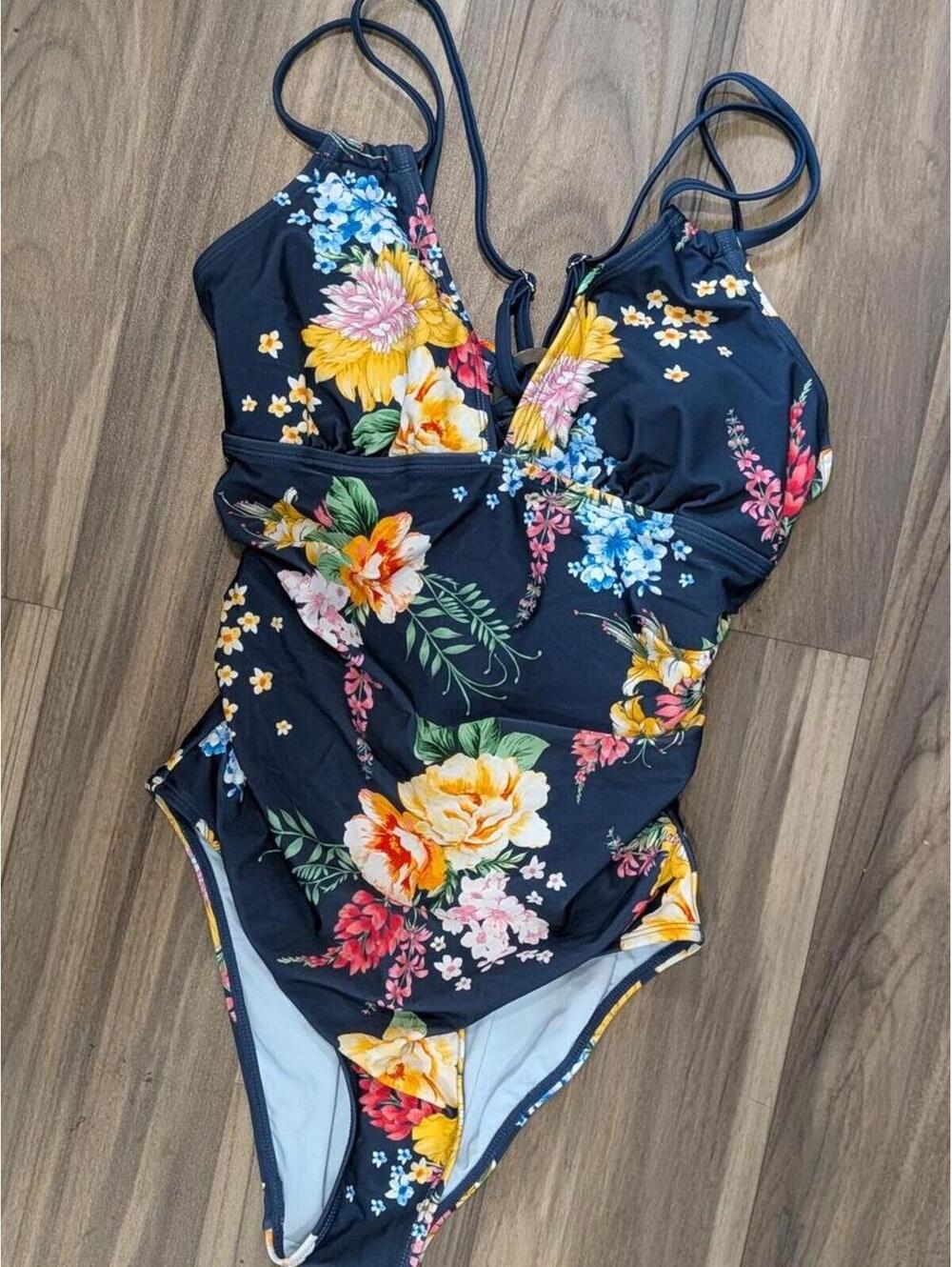 Cupshe Medium Floral One-Piece Swimsuit